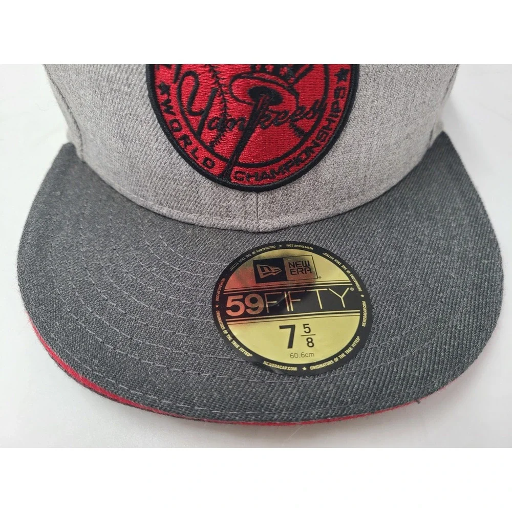 New York Yankees 26 World Championships New Era 59Fifty Fitted 7 5/8 Hat Cap MLB